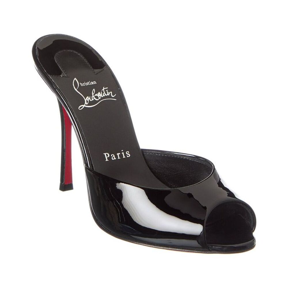 Christian Louboutin Me Dolly 100 Patent Sandal, Black